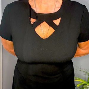 Black cocktail dress